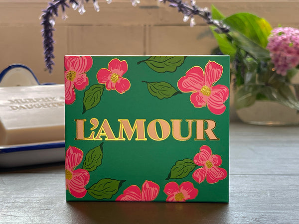 Murphy & Daughters - L'AMOUR  Geranium - Message on Soap