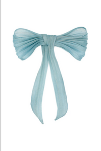 Morgan & Taylor - Pale Blue Blanca Bow