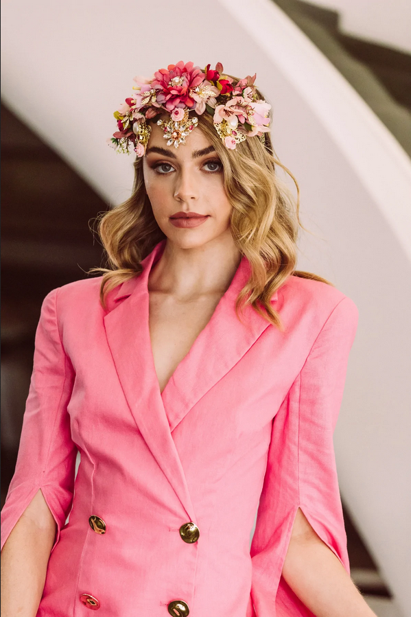 Morgan & Taylor - Pinks Violet Headpiece Fascinator