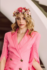 Morgan & Taylor - Pinks Violet Headpiece Fascinator