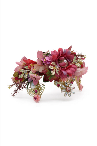 Morgan & Taylor - Pinks Violet Headpiece Fascinator