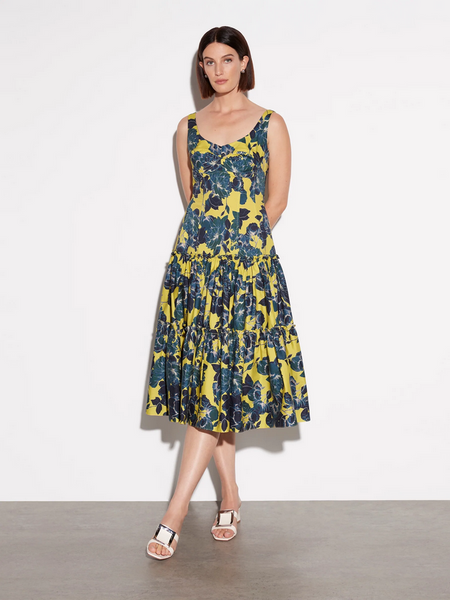 Moss & Spy - Catalina Sleeveless Dress - Navy CitrusMoss & Spy - Catalina Sleeveless Dress - Navy Citrus