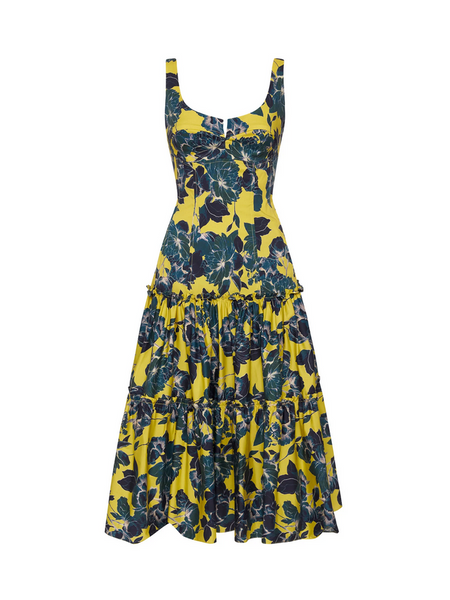 Moss & Spy - Catalina Sleeveless Dress - Navy CitrusMoss & Spy - Catalina Sleeveless Dress - Navy Citrus