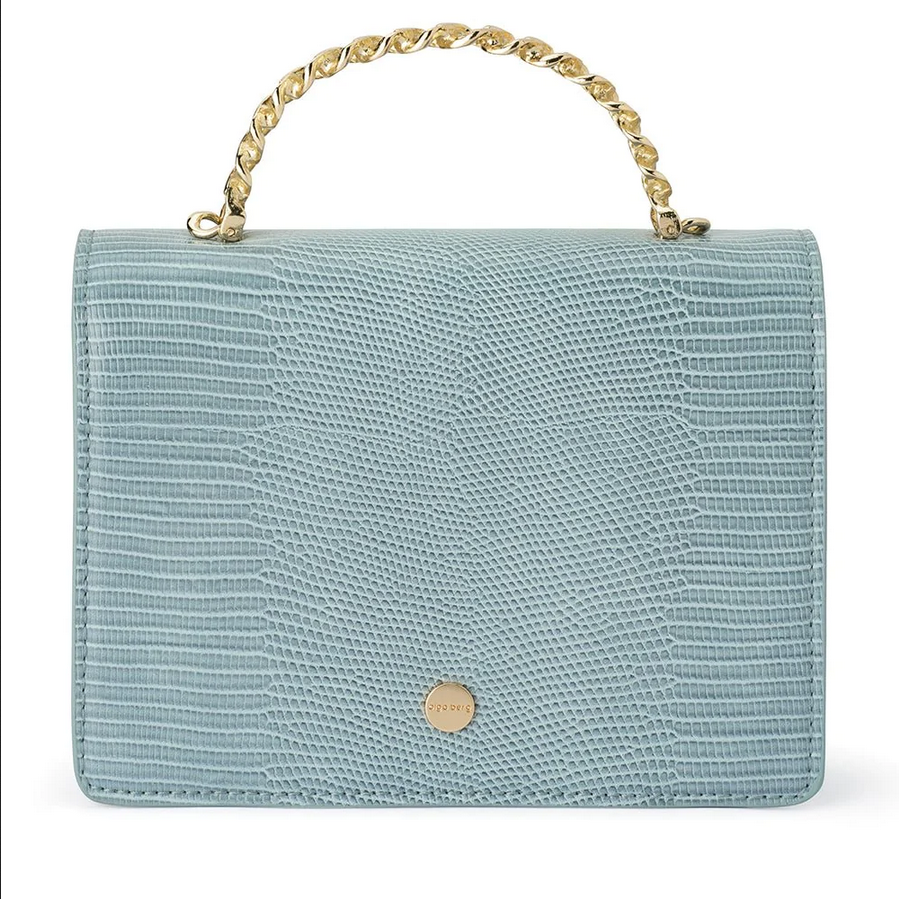 Olga Berg - Blue ALLIE Top Handle Bag OB6445