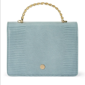 Olga Berg - Blue ALLIE Top Handle Bag OB6445