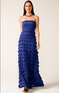 Sacha Drake - Maddison Maxi Ruffle Dress - Sapphire