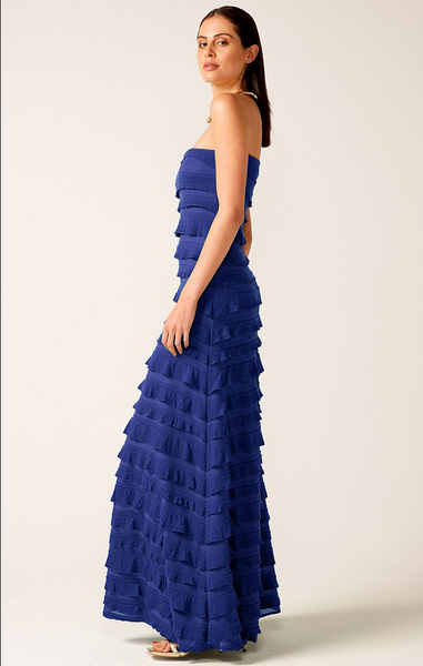 Sacha Drake - Maddison Maxi Ruffle Dress - Sapphire