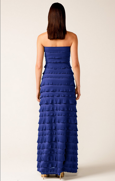 Sacha Drake - Maddison Maxi Ruffle Dress - Sapphire