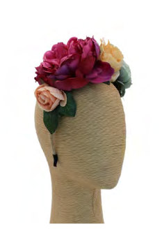 Morgan & Taylor - Floral Purple Combo Rina Headband FS1027
