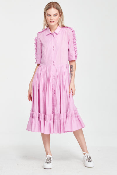 Trelise Cooper - Pleat Street Dress - Lilac