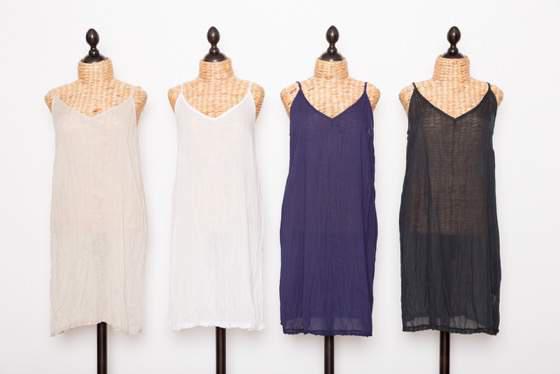 Rubyyaya / Lula Soul KALME - Ibiza Slip - White, Ecru, Navy or Ink